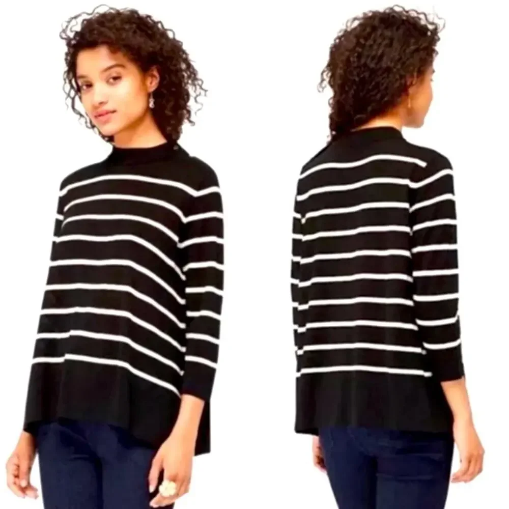 NWT KATE SPADE BROOME STREET striped sweater M